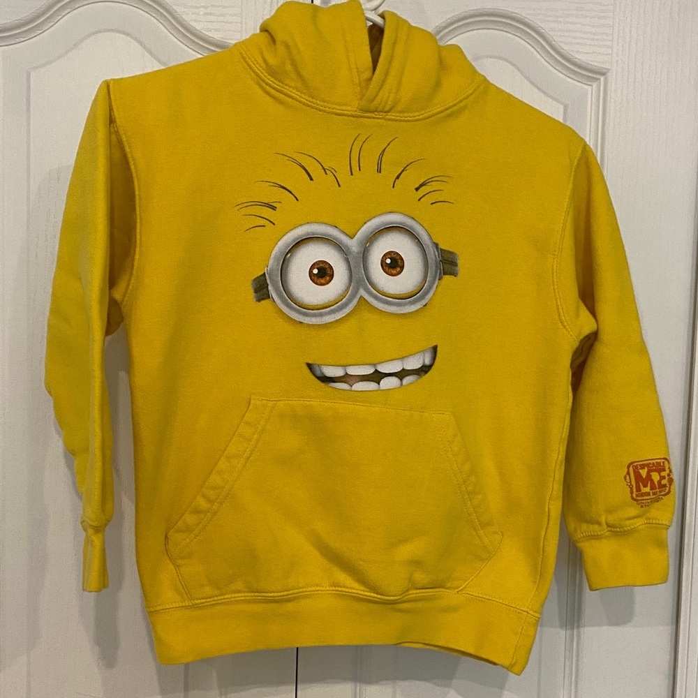 Kids Yellow Minions Hoodie